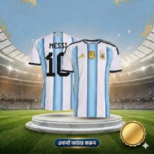 Argentina Jersey - জার্সি ফ্রি পেতে অবশ্যই ৩ পিস শার্ট নিতে হবে।